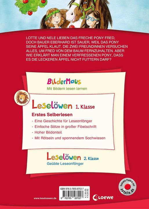 Produktbild Leselöwen 1. Klasse - Zwei Freundinnen und ein freches Pony (Deutsch, Carmen Hochmann, Katja Richert, Loewe Erstlesebücher, 2018)