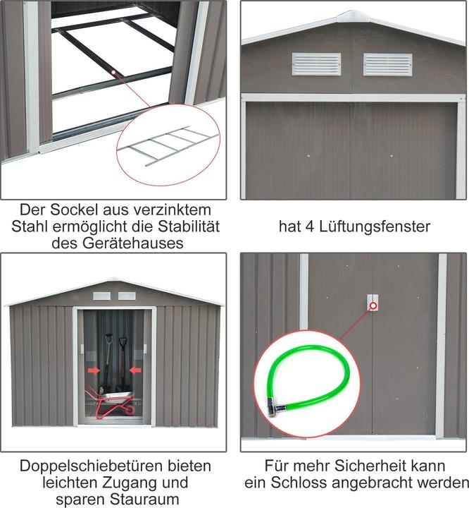 Produktbild Outsunny Gartenschuppen