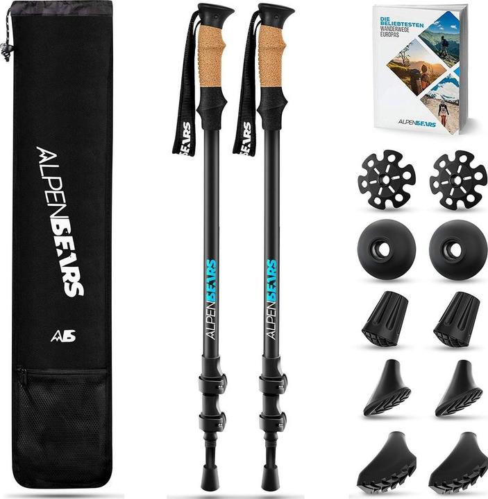 Alpen Bears Hiking poles telescope (135 cm, 65 cm)