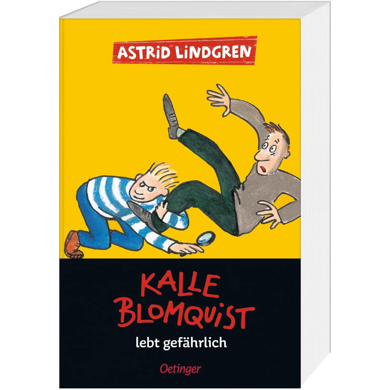 Kalle Blomquist 2. Kalle Blomquist lebt gefährlich, Kinderbücher von Astrid Lindgren, Karl Kurt Peters, Jutta Bauer