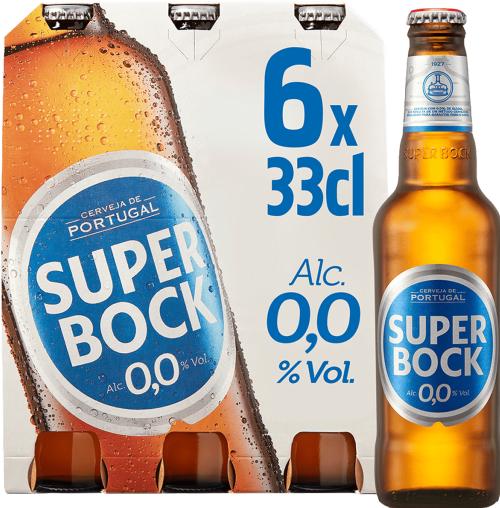 Image du produit Super Bock 0.0 caisse (6 x 33 cl)