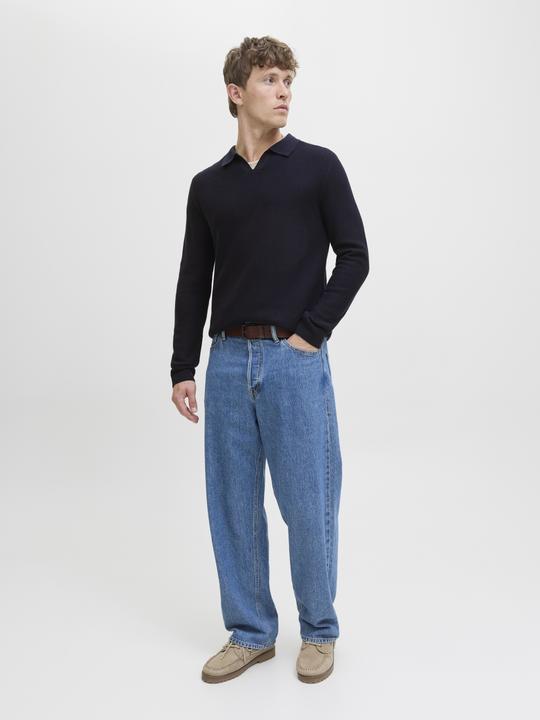 Produktbild Jack & Jones Jprblaeaston Knit Split Neck Ls Sn (M)