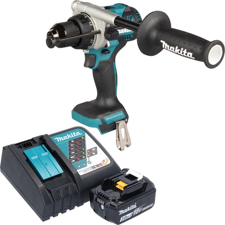 Immagine prodotto Makita DHP 492 RF1 Avvitatore a percussione a batteria 18 V 141 Nm Brushless + 1x batteria 3,0 Ah + (Batteria ricaricabile)