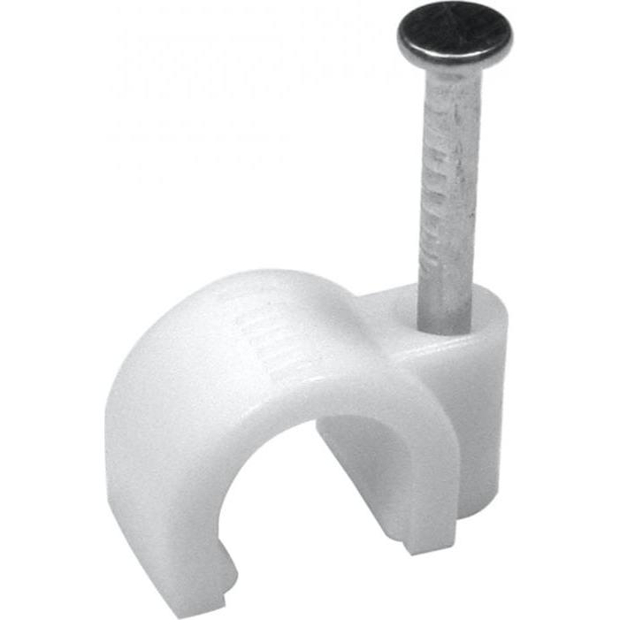 Cables Direct, Kabelhalter, CDL 50 Pack of 7mm Cable Clips Whi