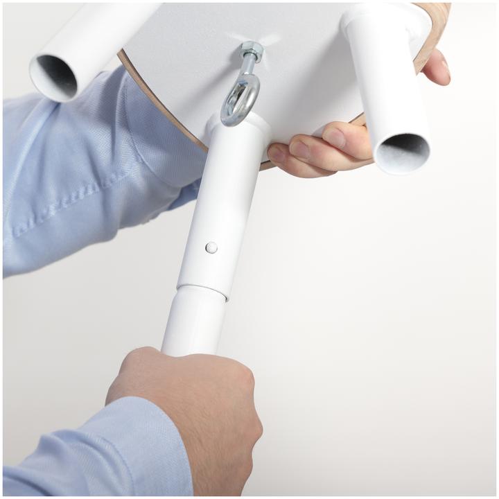 Actual product image Schmusewolke Tipi weiss mit anthrazit Motor und Bio Federwiege