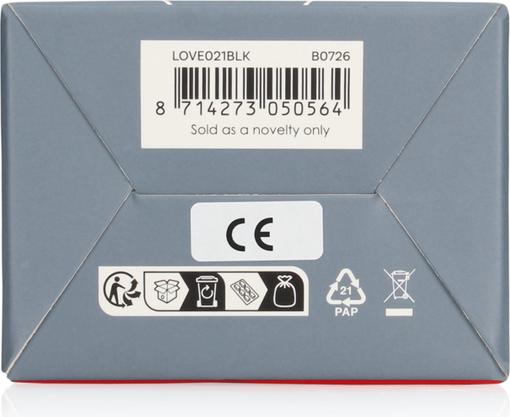 Produktbild Shots Pointed Vibrating Cock Ring - Licorice Black (4.70 cm)