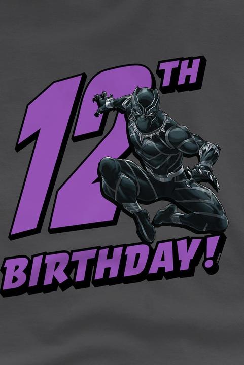 Produktbild Black TShirt 12er Geburstag (152, 158)