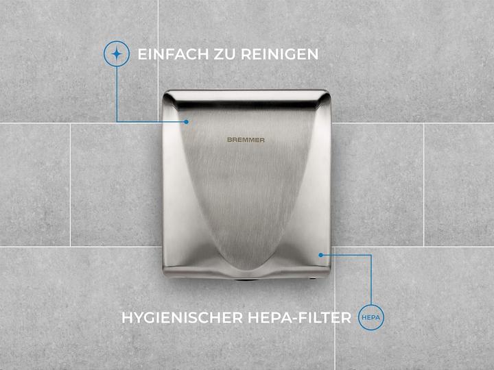 Image du produit Bremmer Vandalismusbeständiger Handtrockner Blade