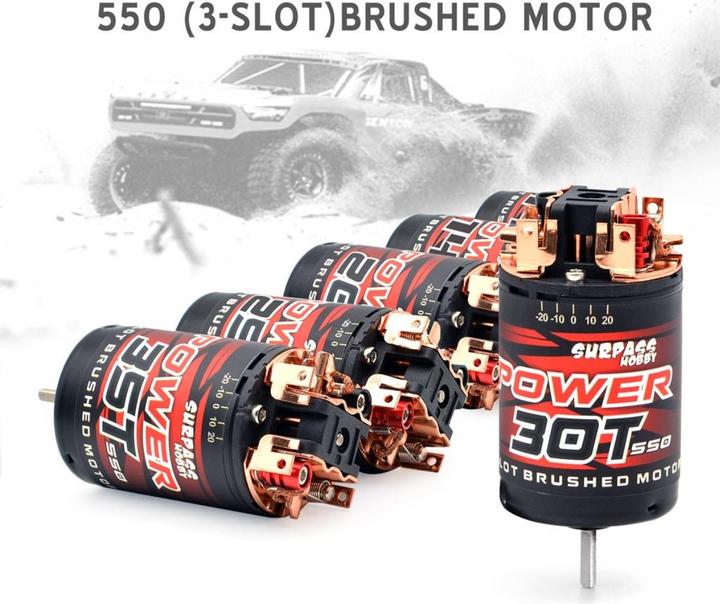 Immagine prodotto Surpass Hobby Motore spazzolato 550 3-slot 14T