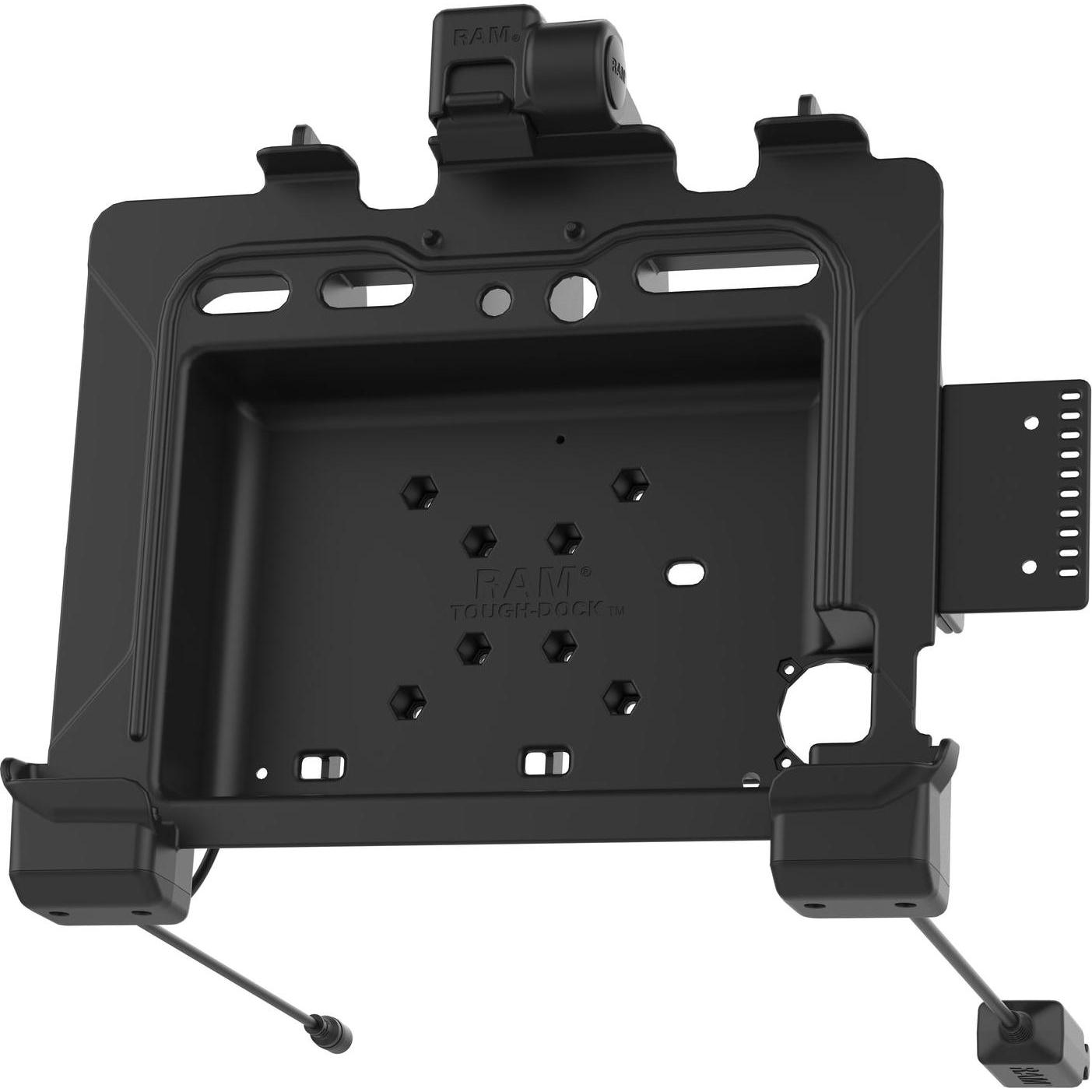 Thumbnail - RAM Mounts RAM Power + Dual Data Cradle, Tablet Halterung, Schwarz
