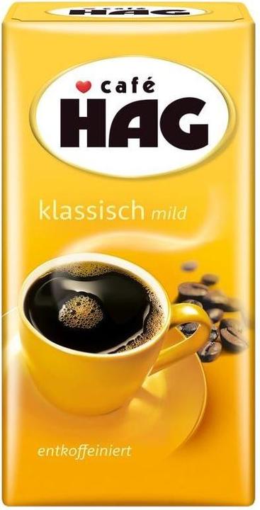 Jacobs Café HAG CLASSIQUE doux Café moulu 500,0 g (Torréfaction moyenne, 510 g)