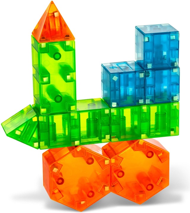 Actual product image Magna-Tiles Magna-Qubix Set