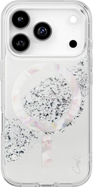 Actual product image Uniq Coehl Crystelle Case for iPhone 17 Pro Magnetic Charging Silver (Apple iPhone 17 Pro)