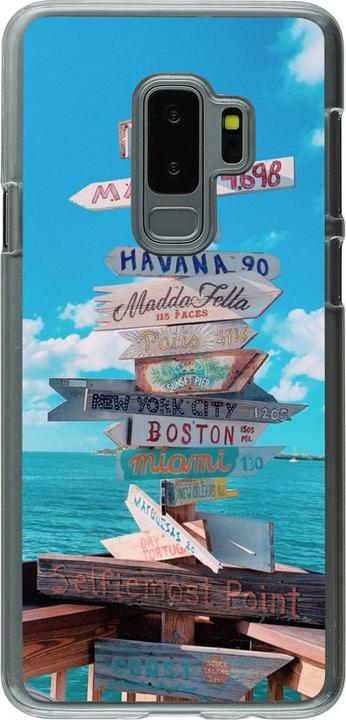 Produktbild PhoneLook Hülle transparent Cool Cities Directions (Samsung Galaxy S9+)