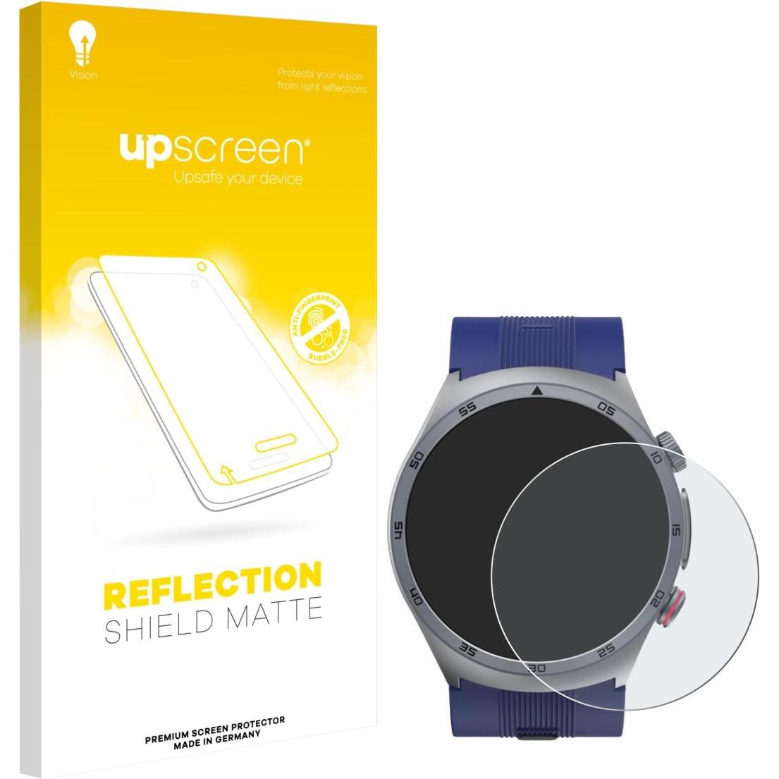 upscreen Schutzfolie Displayschutz Displayschutzfolie Folie Matt Entspiegelungsfolie, Smartwatch Schutzfolie, Schwarz