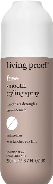 Actual product image Living Proof No Frizz Smooth Styling Spray Lightweight Detangles Conditioning 5.5 oz (200 ml)