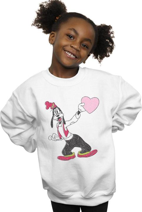 Produktbild Disney Goofy Love Heart Sweatshirt Mädchen (140, 146)
