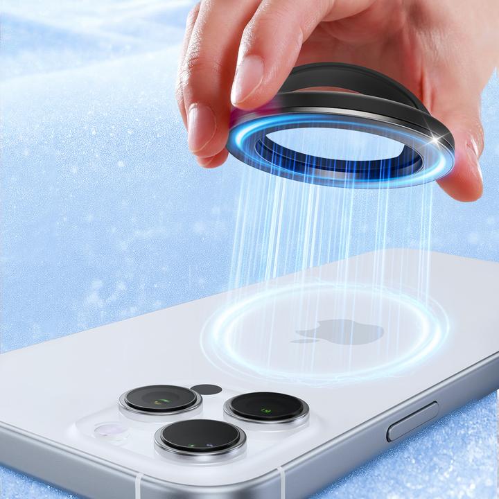 Actual product image Joyroom Magnetic Ring Holder for Smartphone – Black