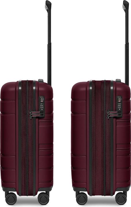 Actual product image Redolz Essentials 11 4 Rollen Kabinentrolley 55 cm mit Dehnfalte (45 l)