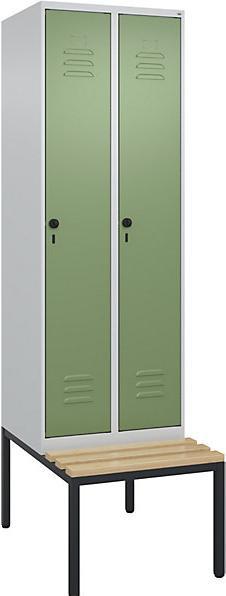 Actual product image C+P Locker Classic PLUS bench seat (60 cm, 212 cm)