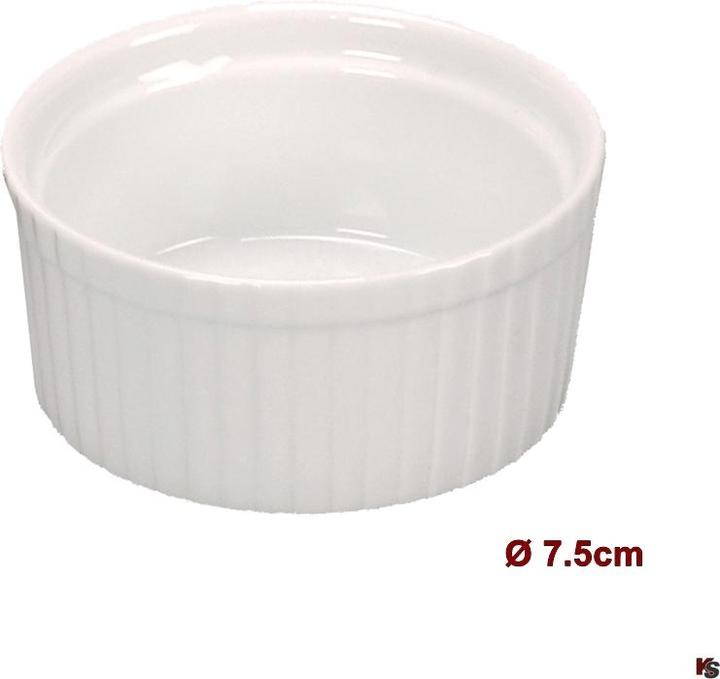 Actual product image Ramequin porcelain white ø8cm