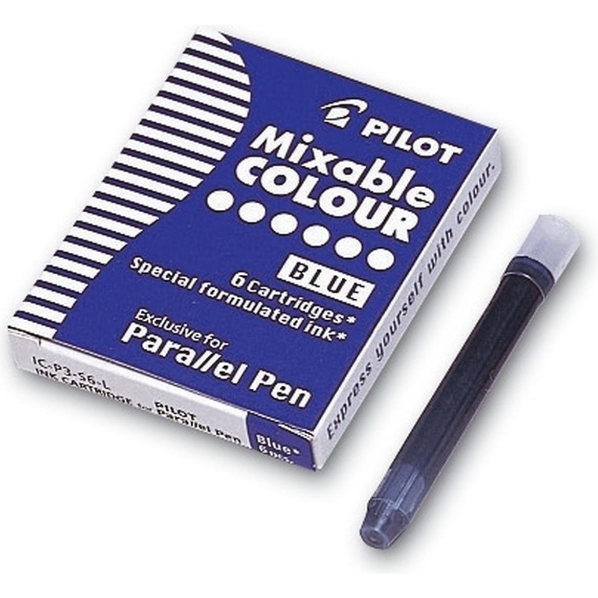 Pilot, Ersatzpatrone, PARALLEL-Tinte (Tintenfass, Blau)