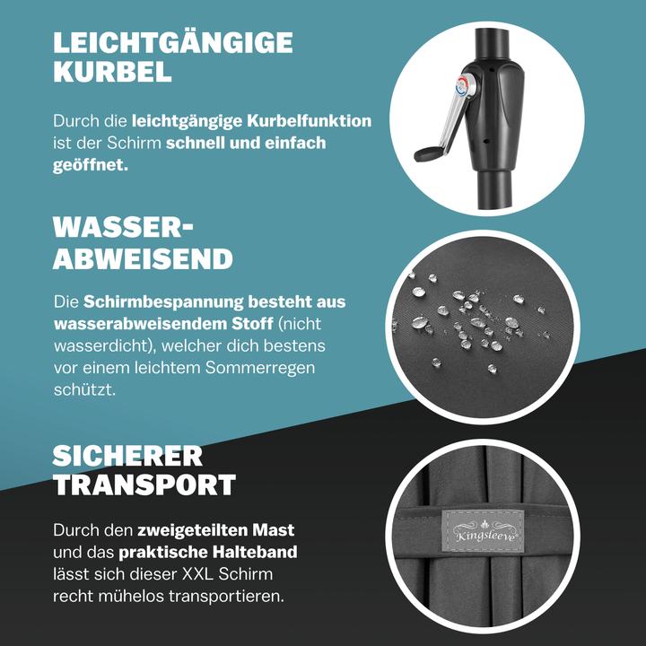 Produktbild Kingsleeve Sonnenschirm XXL (2.70 m)