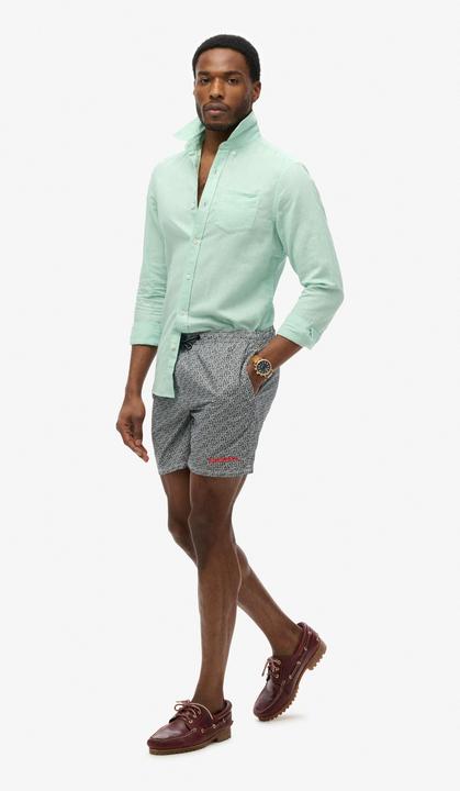 Produktbild Superdry 43cm lange Badeshorts mit durchgehendem Print (M)