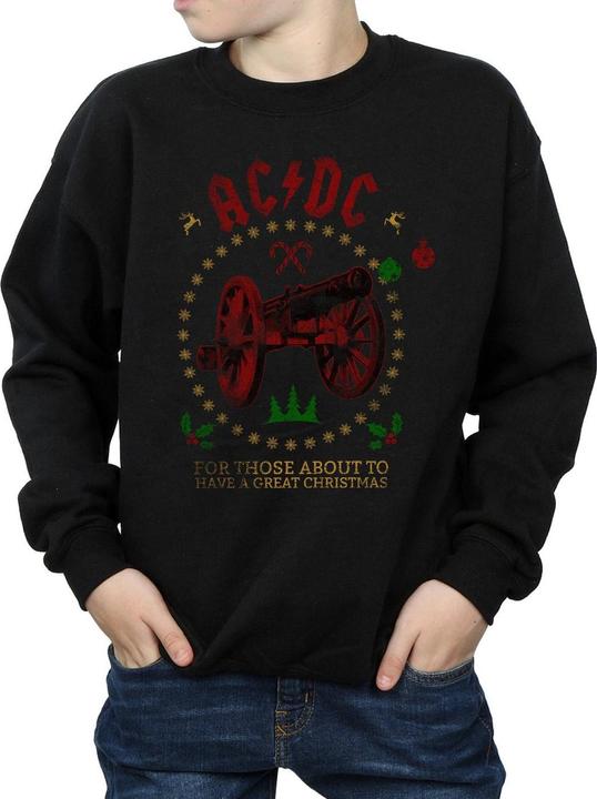 Produktbild AC/DC Christmas For Those Sweatshirt Jungen (116)