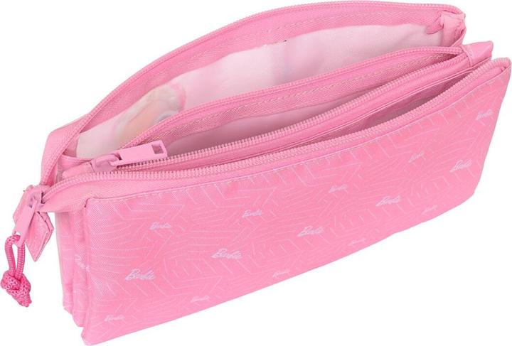 Image du produit Barbie Triple trousse multi-usages Girl Rose 22 x 12 x 3 cm