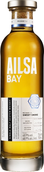 Produktbild Ailsa Bay Release 1.2 Sweet Smoke Single Malt Scotch Whisky (Single Malt, Scotch Whisky, 1 x 70 cl)