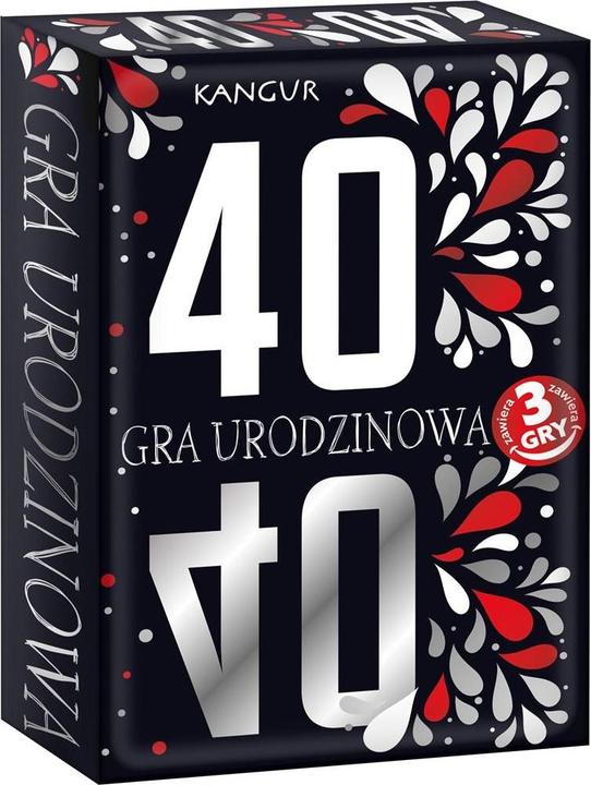 Actual product image Kanguru 40th birthday game (German)