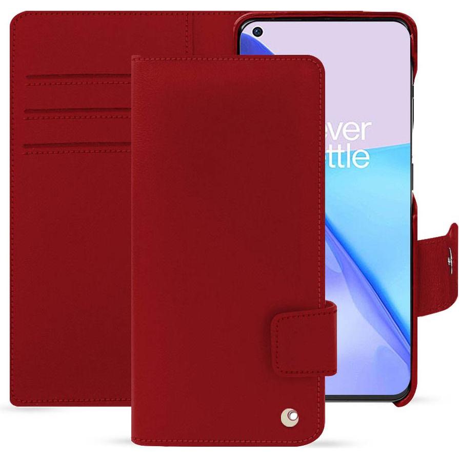 Noreve Lederschutzhülle OnePlus 11 (OnePlus 11), Smartphone Hülle, Rot