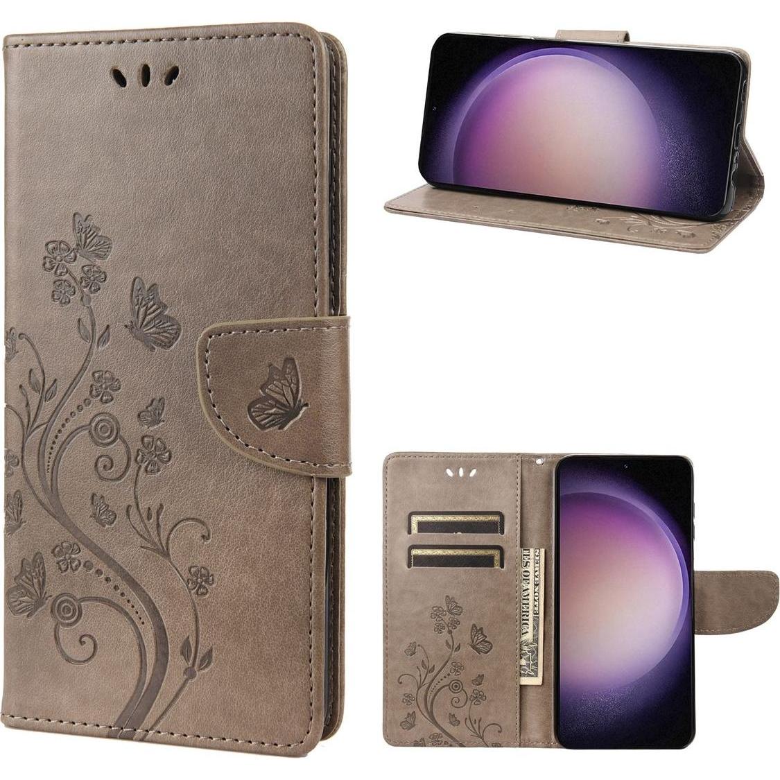 Thumbnail - König Design Hülle Handy Schutz für Samsung Galaxy S23 Plus Ultra Case Cover Tasche Wallet (Samsung Galaxy S23+), Smartp...