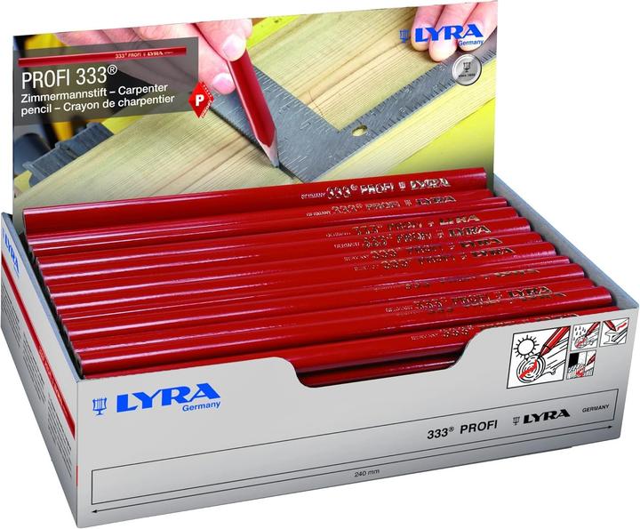 Produktbild Lyra Timmermanspotlood 333-24 Zonder Opdruk (100x)