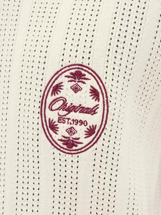 Produktbild Jack & Jones Jordia Knit Split Neck Polo Styd Ss25 (S)