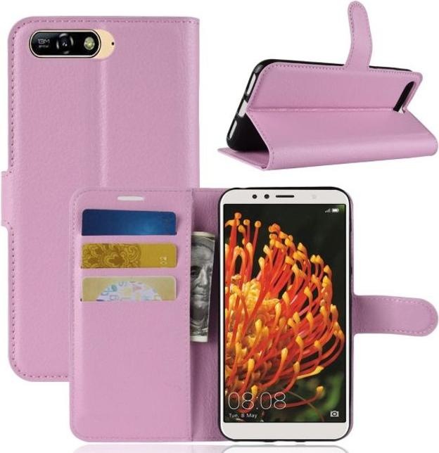 Produktbild MU Classic Litchi Leder Bookcover Series (Huawei Y6 (2018))