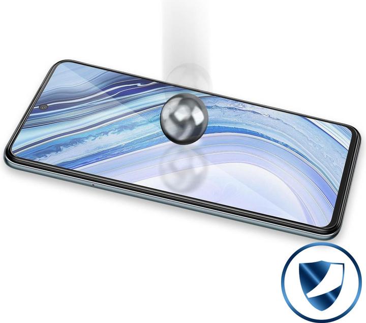 Actual product image Avizar Crystal clear film, glass screen protector (1 Piece, Xiaomi Redmi Note 9S)
