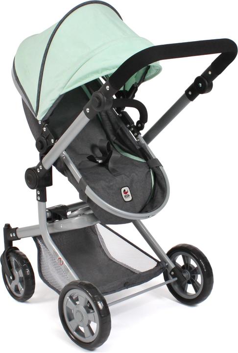 Image du produit Bayer Chic 2000 Poussette combinée pour poupées MIKA melange anth-mint