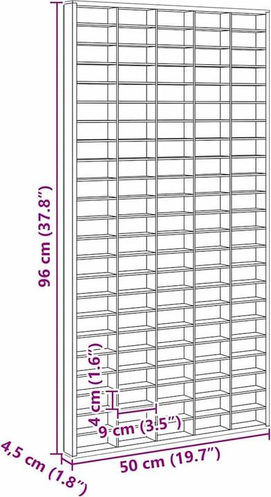 Actual product image vidaXL Vitrine