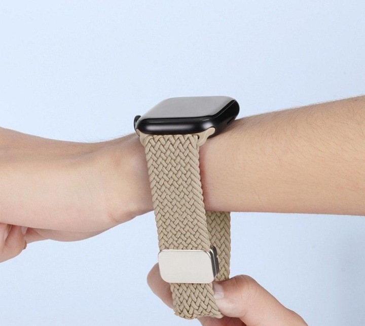 Actual product image Dux Ducis Mixture Pro Strap Apple Watch 38mm/40mm/41mm - Grey (38 mm, 40 mm, 41 mm, Nylon, Apple Watch Series 2, Apple Watch Series 1, Apple Watch Series 3, Apple Watch Series 4, Apple Watch Series 5, Apple Watch Series 6, Apple Watch Series 7, Apple Watch Series 8, Apple Watch Series 9, Apple Watch SE)