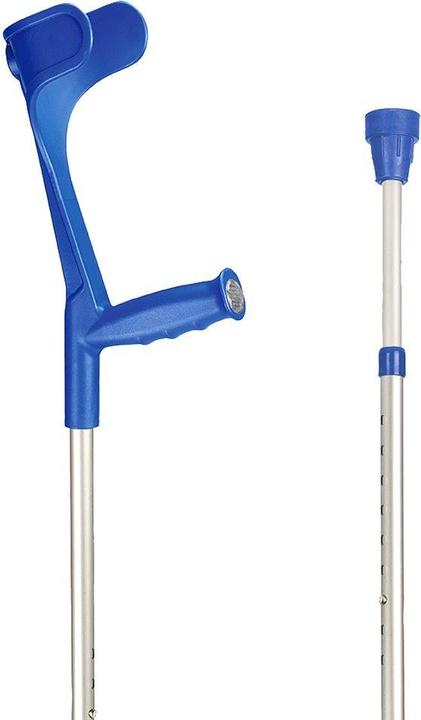 Immagine prodotto Sahag béquille poignée ergo soft alu bleu -140kg bouton-poussoir 2 réflecteurs