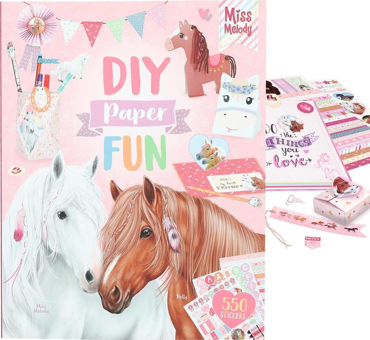 Schmidt Spiele Miss Melody - DIY Paper Fun Book - (0412121)