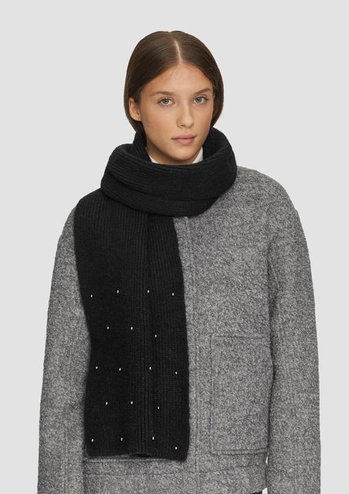 Immagine prodotto s.Oliver Tuch Gestrickter Schal mit Schmuckperlen