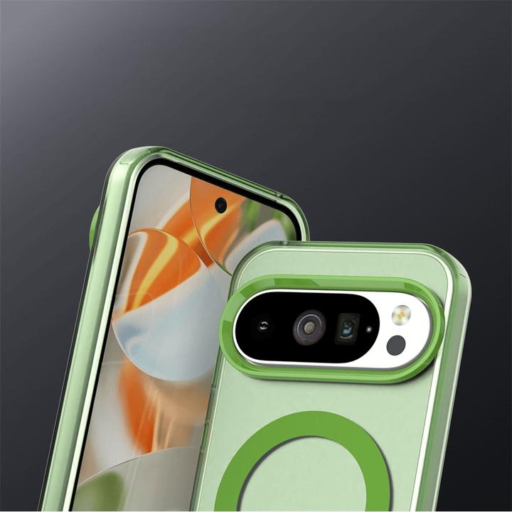 Actual product image Cover-Discount Google Pixel 10 / 10 Pro - Acryl-Handyhülle mit Magnet und Farbakzent (Google Pixel 10 Pro, Google Pixel 10)