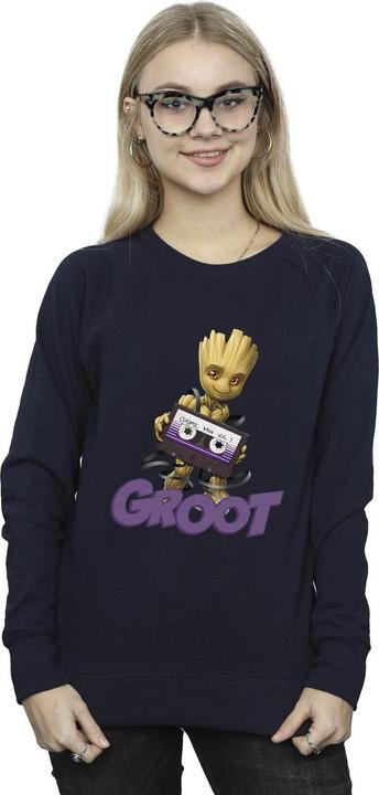 Actual product image Guardians of the Galaxy Womens/Ladies Groot Casette Sweatshirt (M)