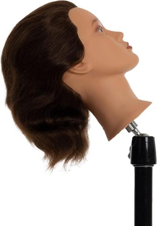 Produktbild HeadsUp Heads-Up Kim Mannequin Head Brown Hair 15cm