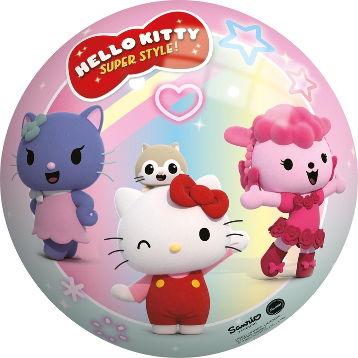 Actual product image John Hello Kitty 23cm vinyl play ball