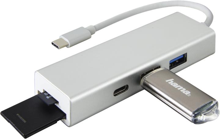 Image du produit Hama Aluminium (USB-C, 5 Ports)