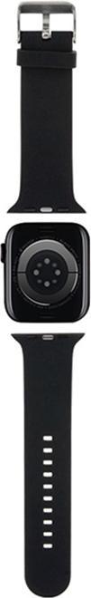 Produktbild Karl Lagerfeld Pasek KLAWLSLCNK Apple Watch 42/44/45mm czarny/black strap 3D Rubber Choupette Head (45 mm, 44 mm, 42 mm, Silikon, Stahl)